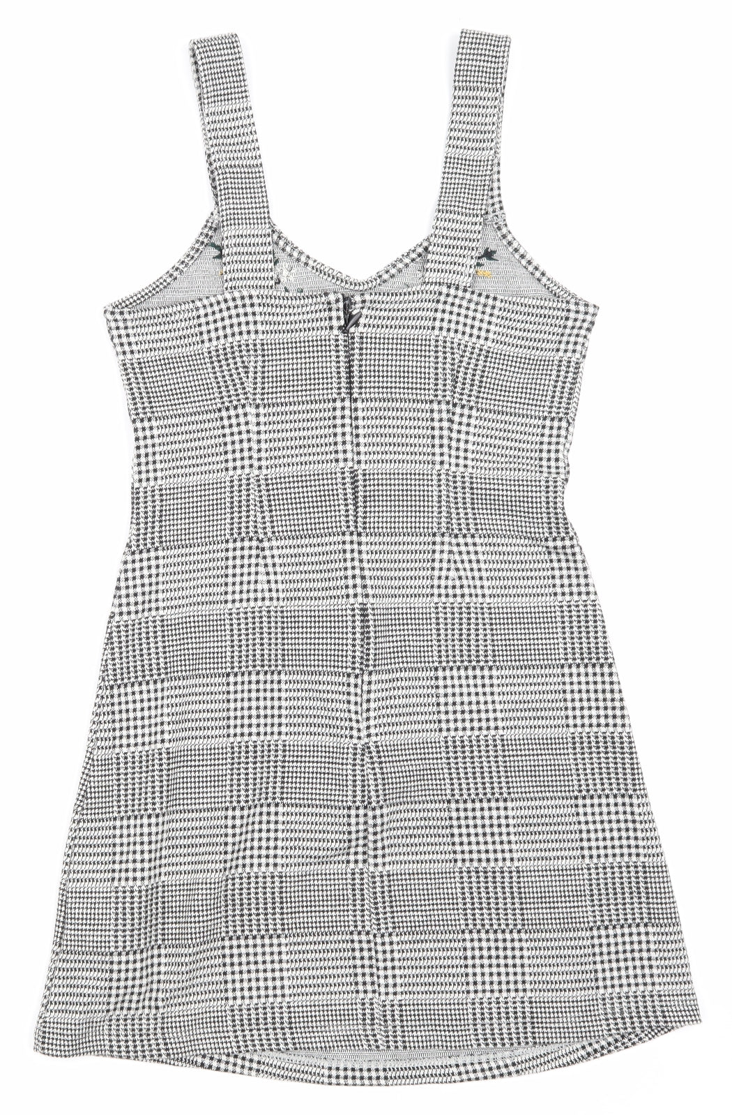 Topshop Womens Silver Camouflage  Pinafore/Dungaree Dress  Size 8