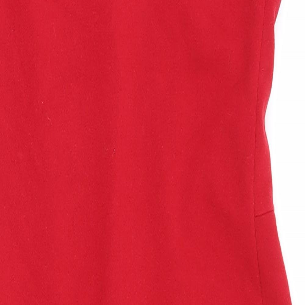 NEXT Womens Red   Pencil Dress  Size 8