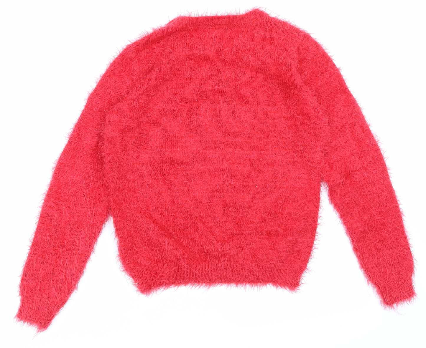 Primark Girls Red   Pullover Sweatshirt Size 10-11 Years