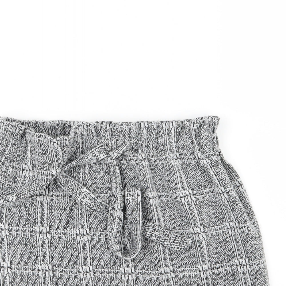 Topshop Womens Grey   A-Line Skirt Size 12