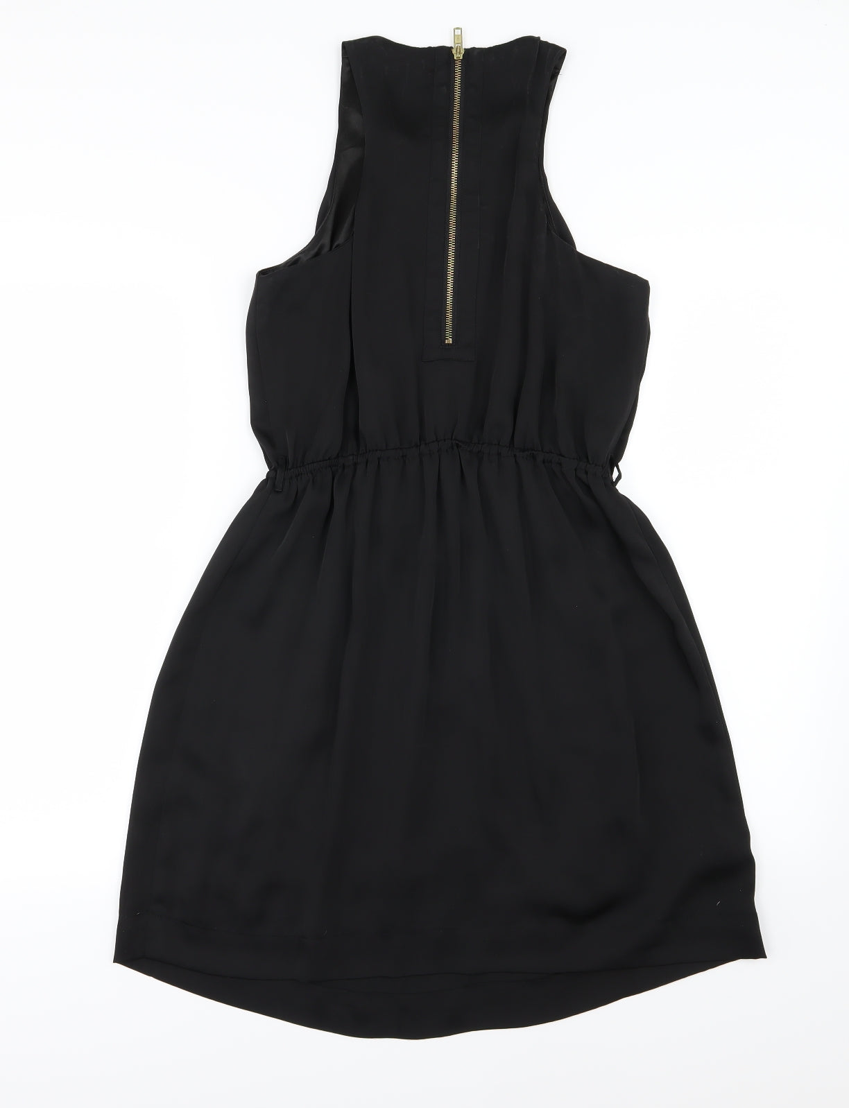 New Look Womens Black  Chiffon A-Line  Size 12