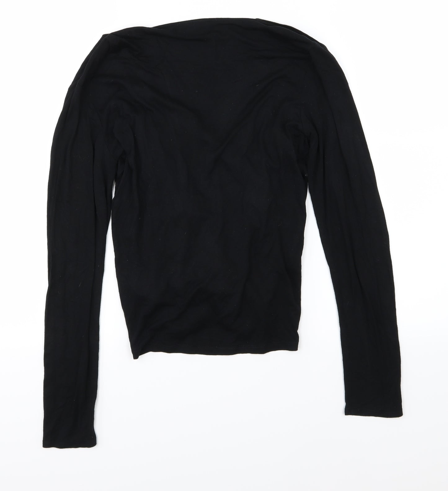 Wallis Womens Black  Jersey Basic T-Shirt Size 12