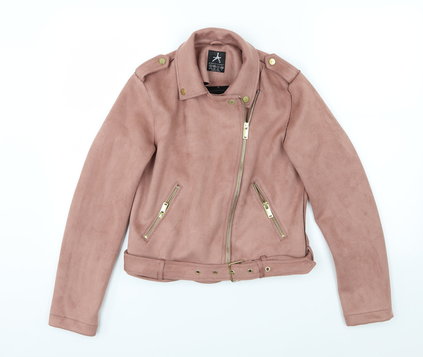 Atmosphere Womens Brown  Velour Jacket  Size 8