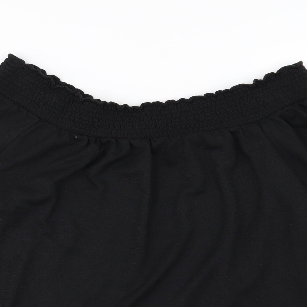 George Womens Black   Basic Blouse Size 14