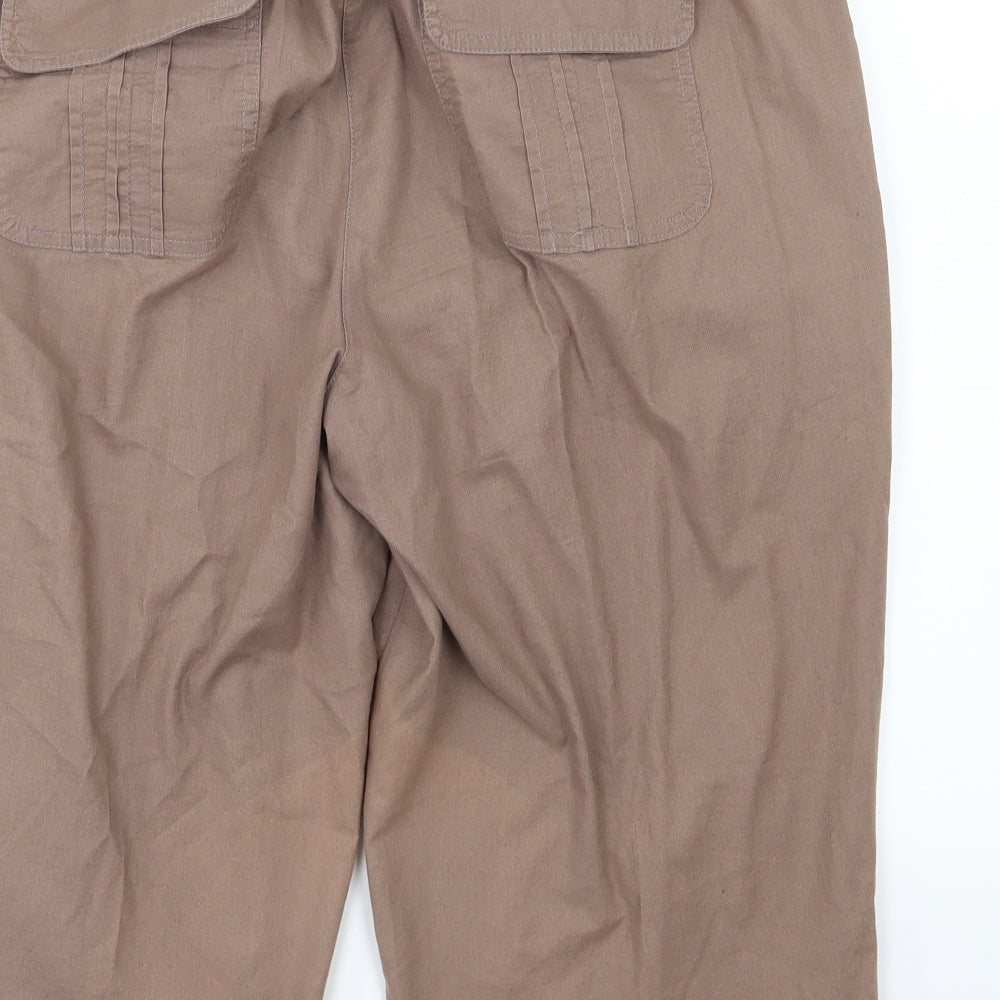 BHS Womens Brown   Chino Shorts Size 16