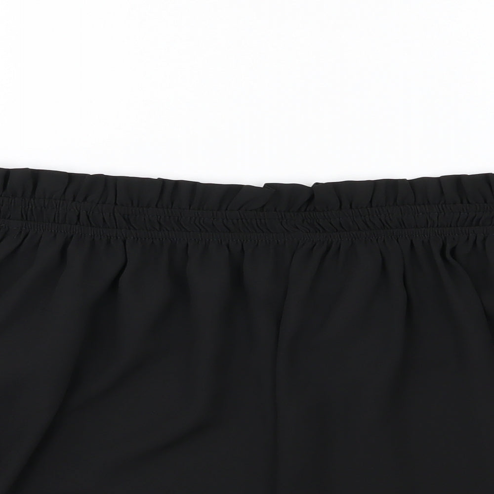 New Look Womens Black  Chiffon Basic Blouse Size 18