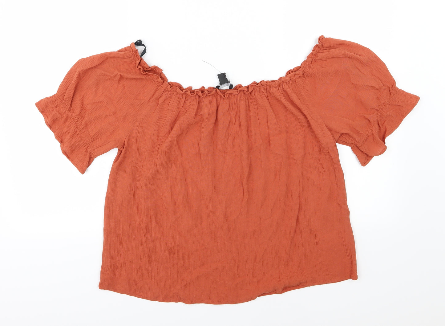 Primark Womens Brown   Basic Blouse Size 18