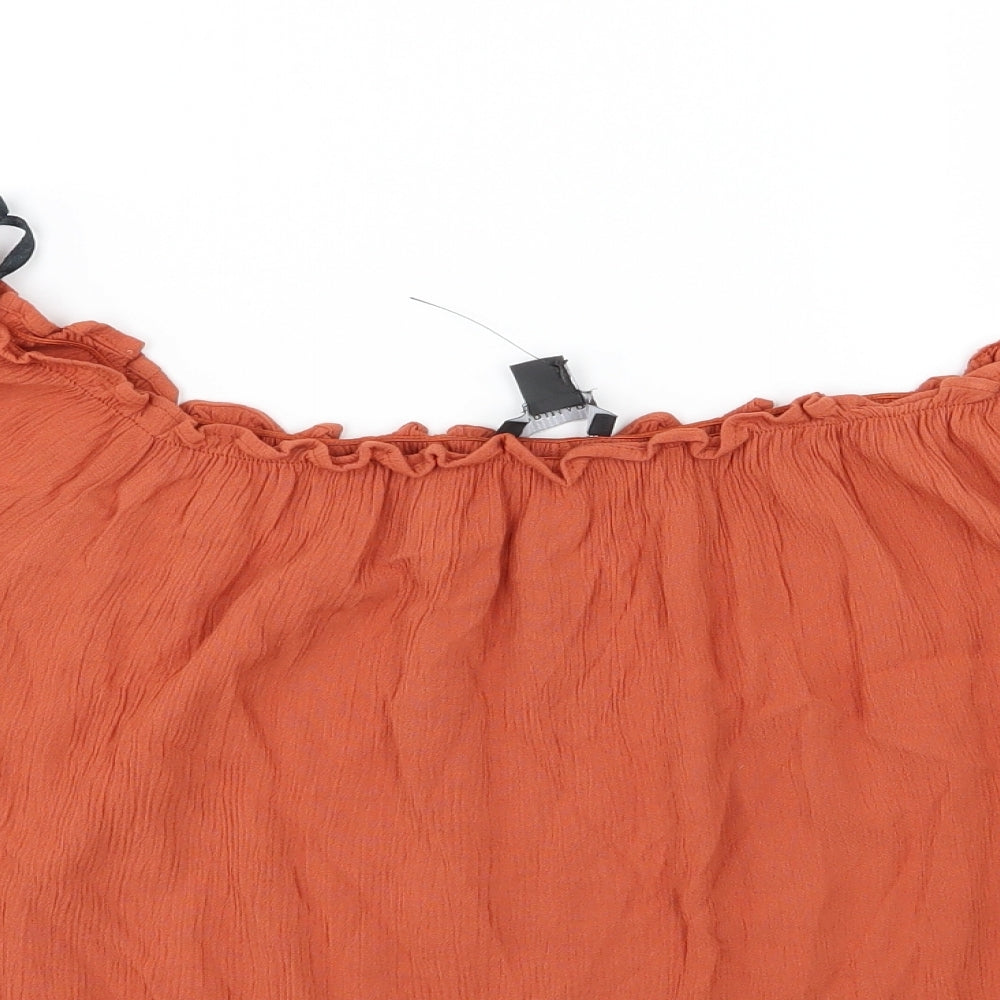 Primark Womens Brown   Basic Blouse Size 18