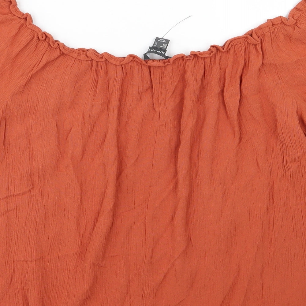 Primark Womens Brown   Basic Blouse Size 18