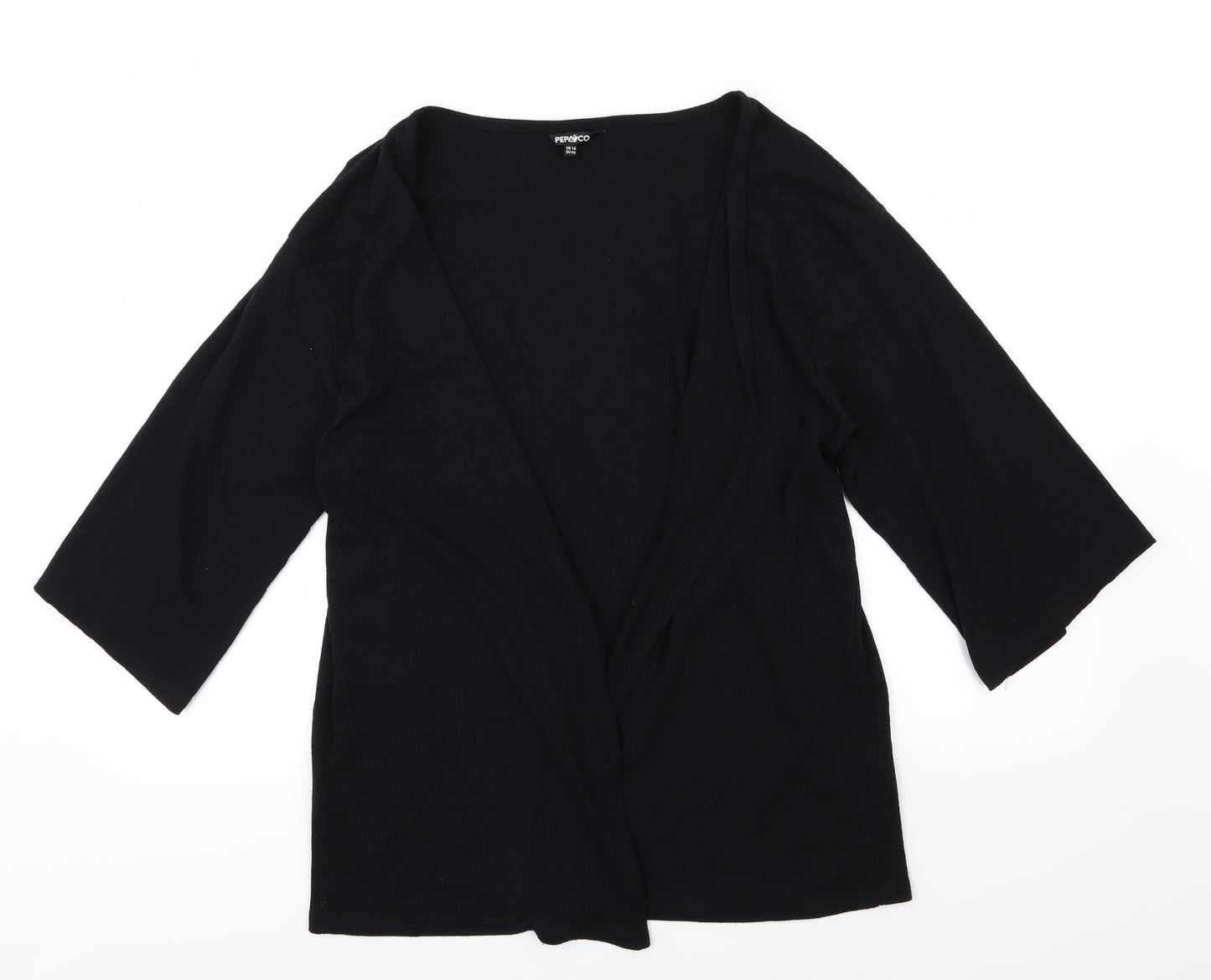Pep&Co Womens Black   Cardigan Jumper Size 18