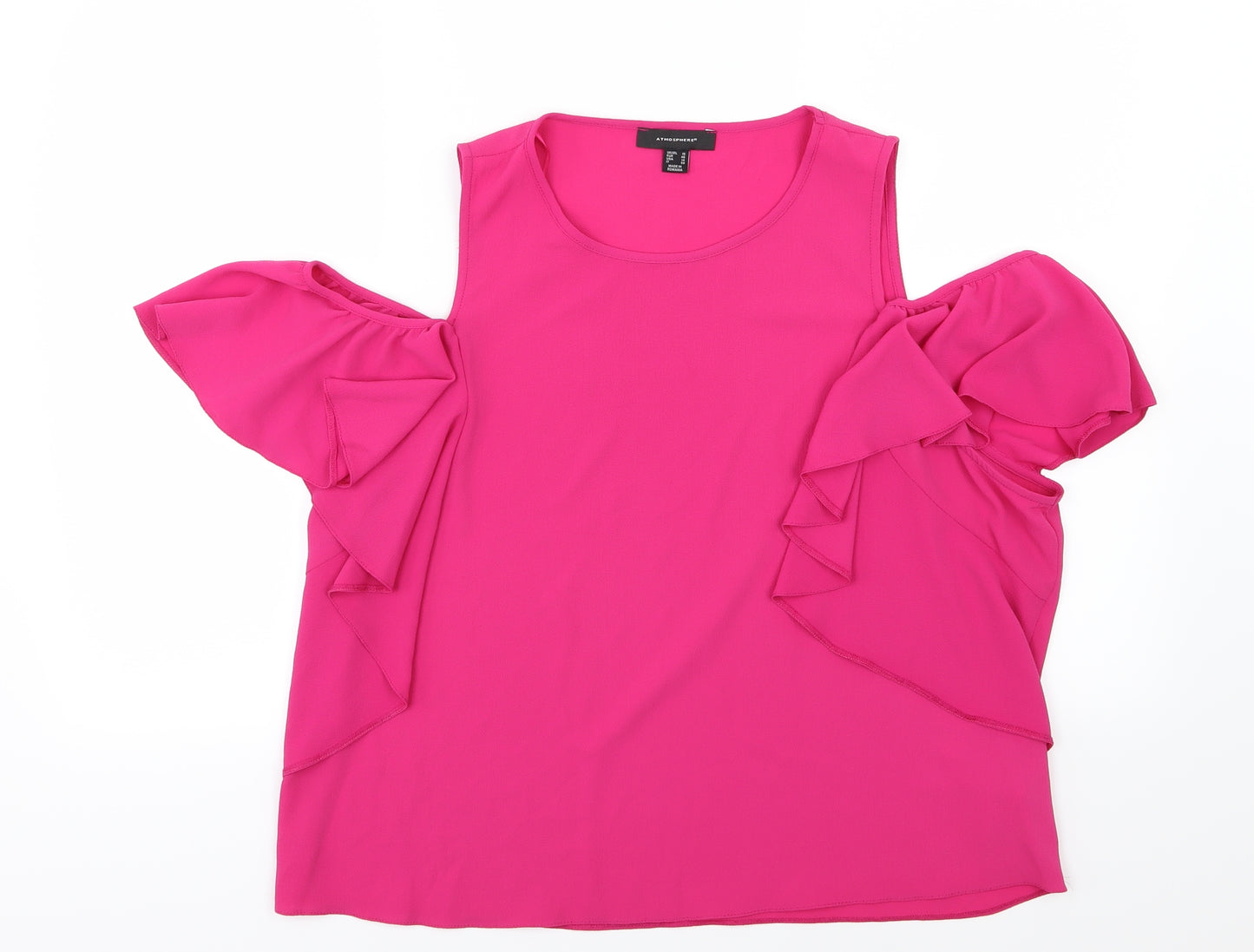 Atmosphere Womens Pink   Basic Blouse Size 18  - cold shoudler