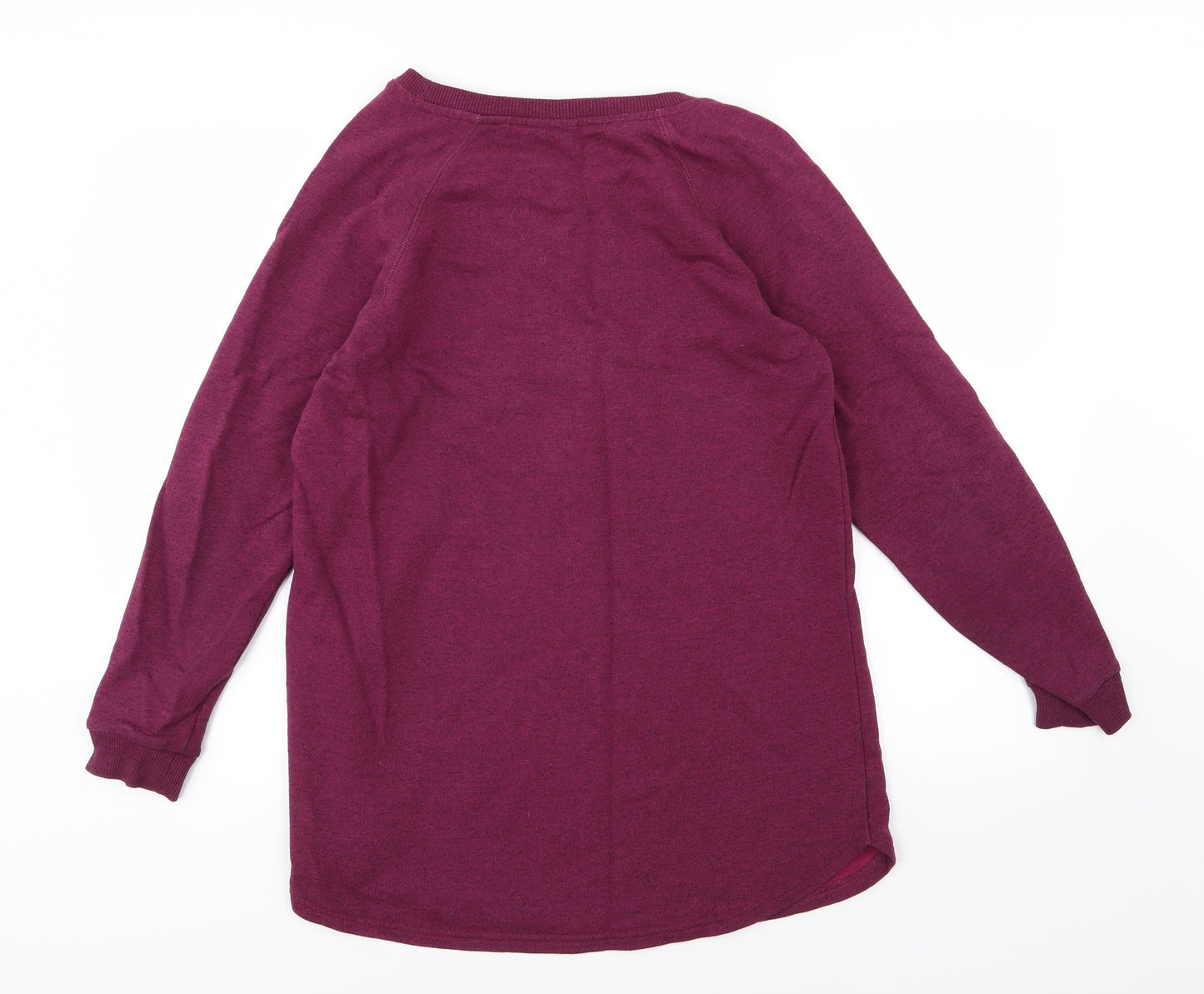 H&M Womens Purple  Jersey Pullover Sweatshirt Size M