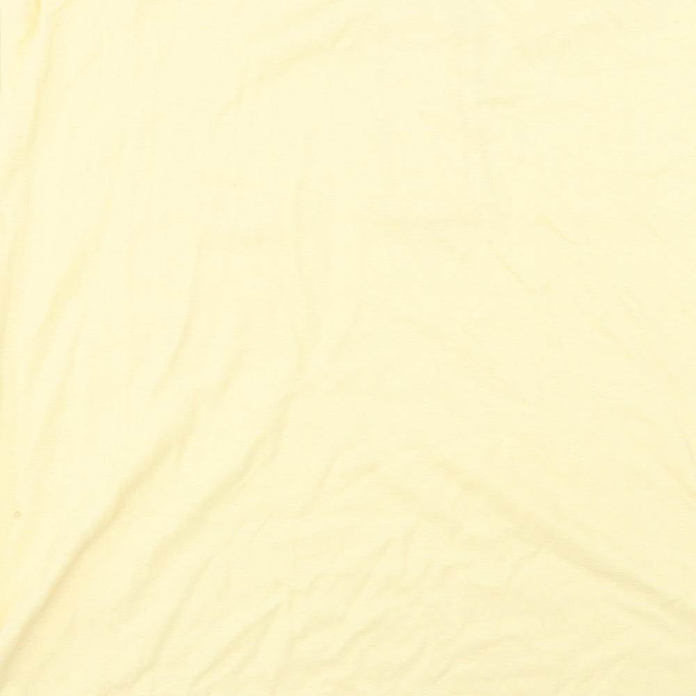 Provencale Womens Yellow  Jersey Basic T-Shirt Size M