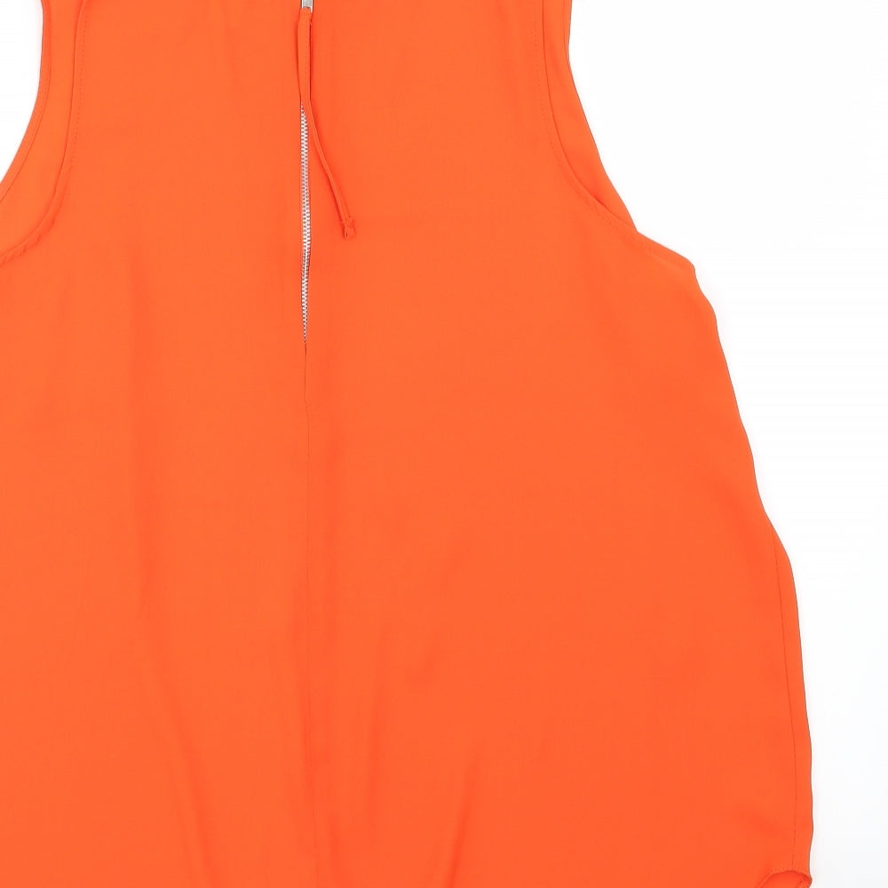 Primark Womens Orange  Chiffon Basic Blouse Size 20