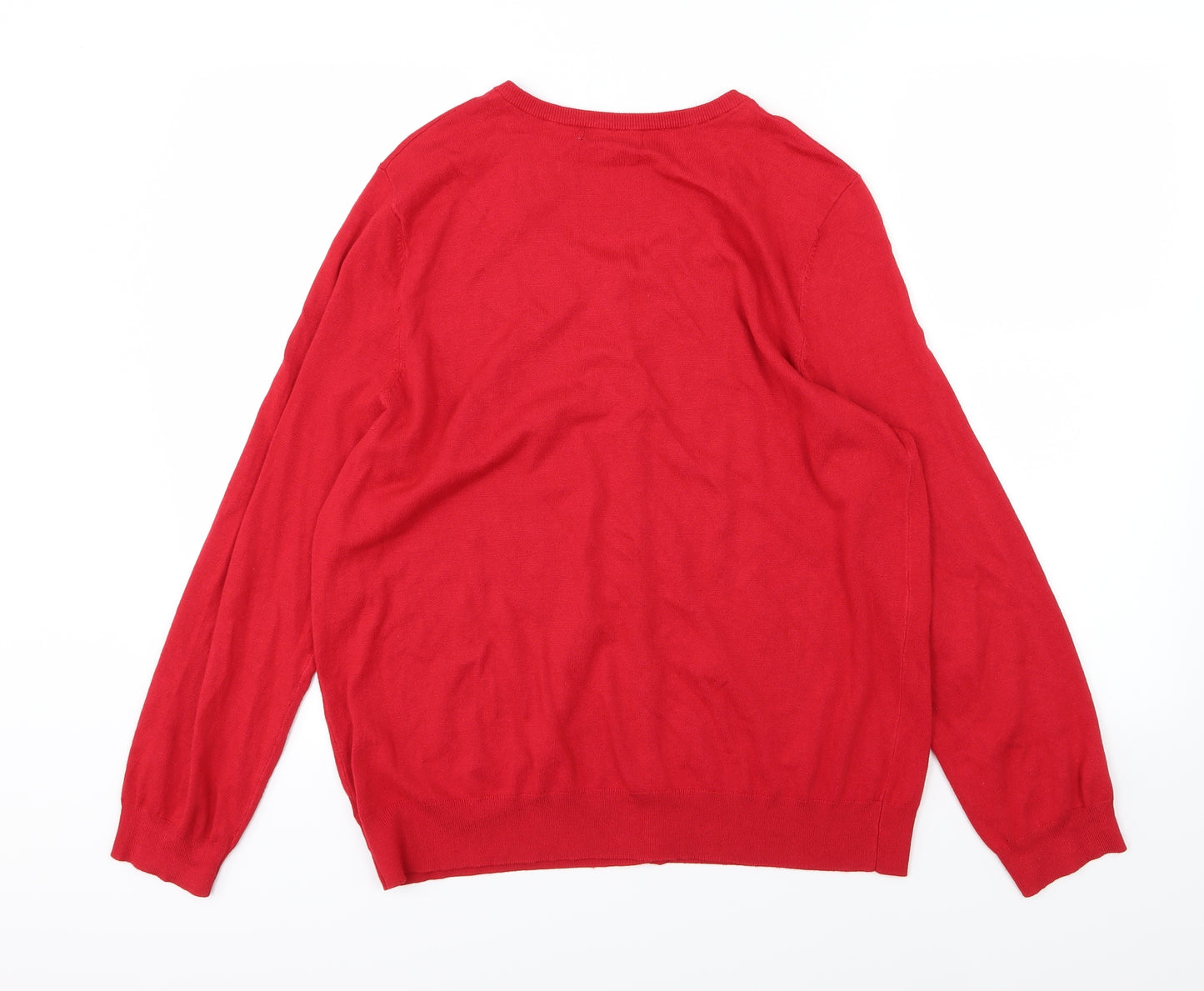 George Womens Red  Knit Cardigan Jumper Size 18