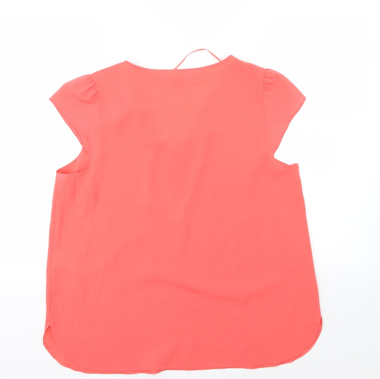 Atmosphere Womens Pink  Chiffon Basic Blouse Size 16