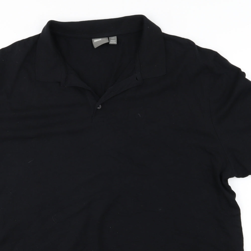 ASOS Mens Black    Polo Size 2XL