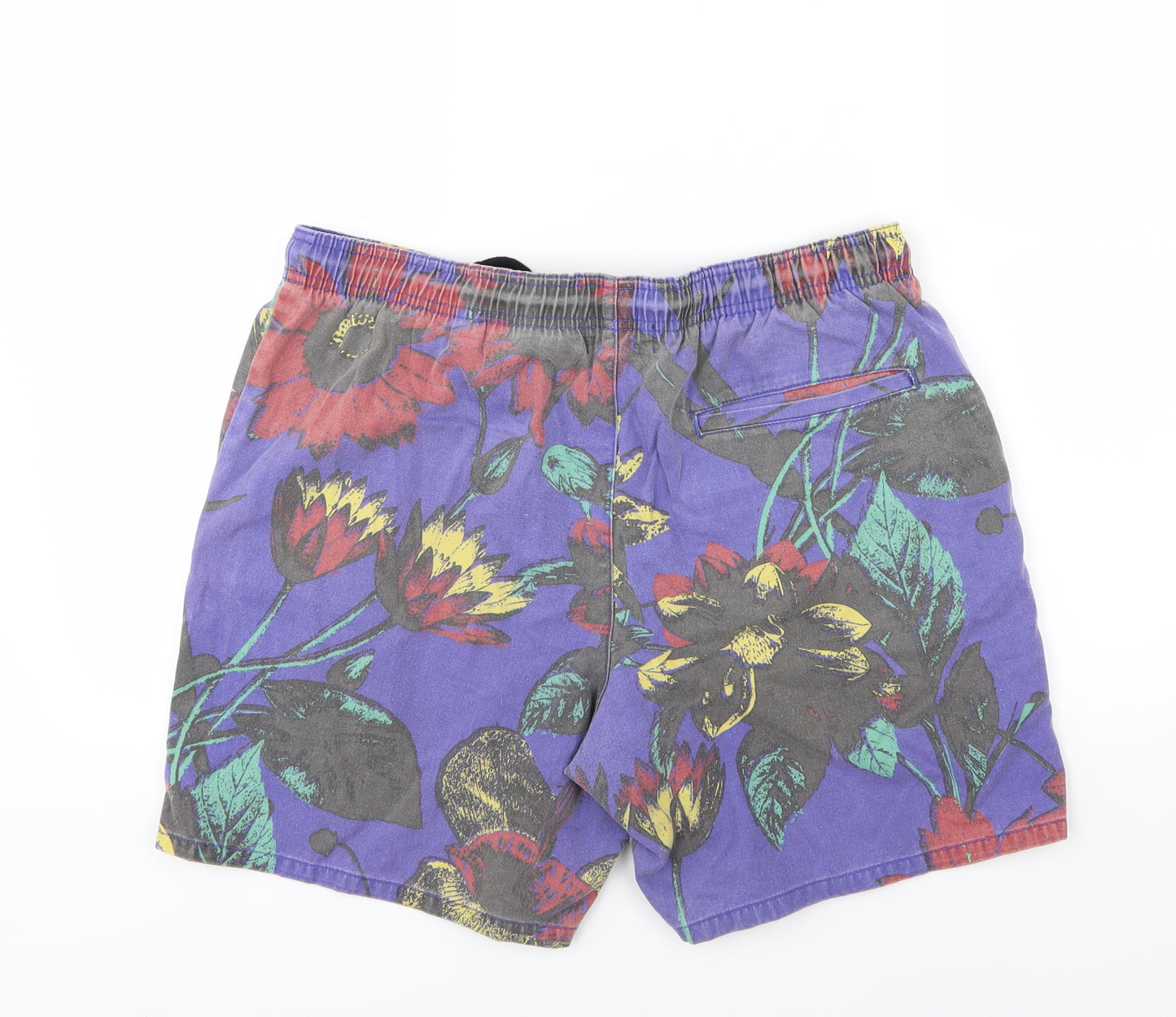 Topman Mens Multicoloured Floral  Sweat Shorts Size 36