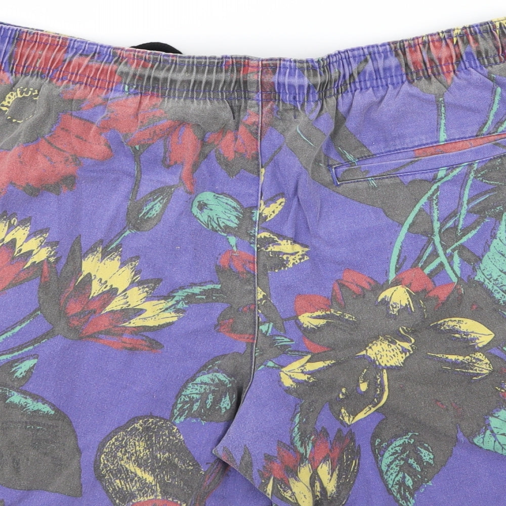 Topman Mens Multicoloured Floral  Sweat Shorts Size 36