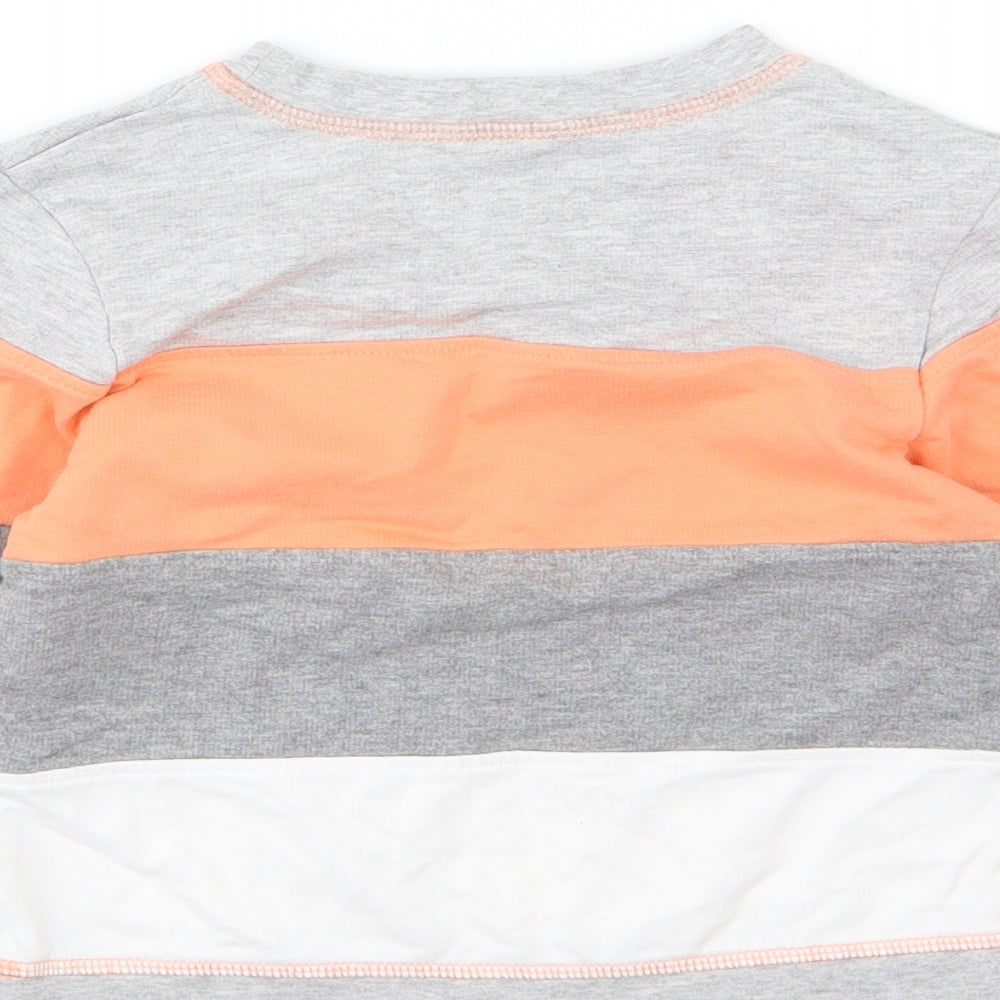 George Boys Multicoloured Striped Jersey Pullover Sweatshirt Size 3-4 Years