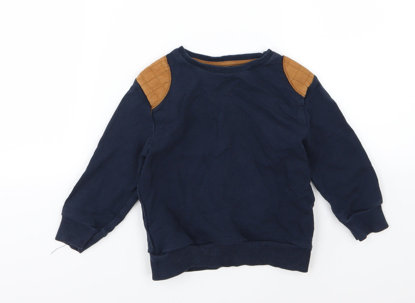 Primark Boys Blue  Jersey Pullover Sweatshirt Size 3-4 Years