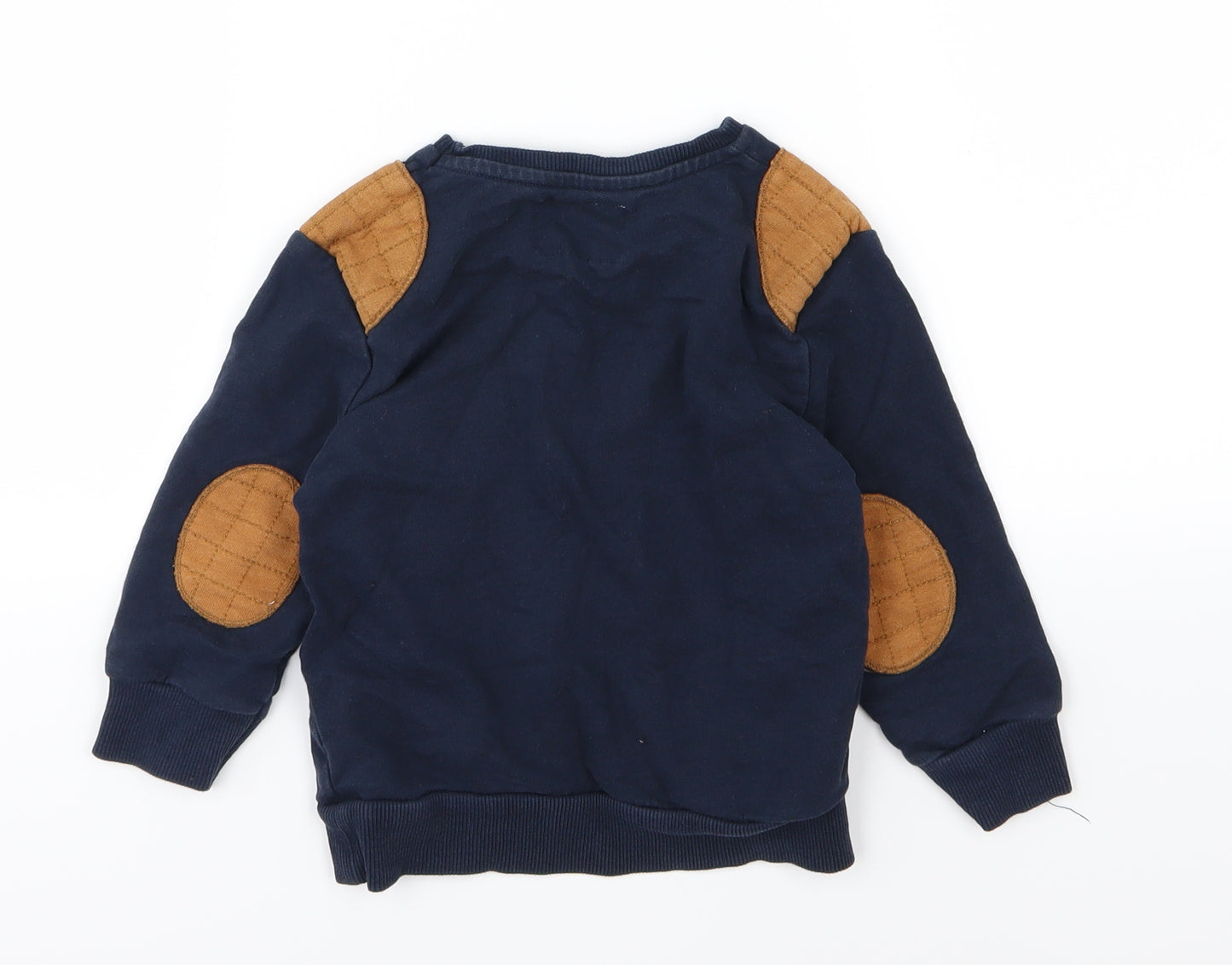 Primark Boys Blue  Jersey Pullover Sweatshirt Size 3-4 Years