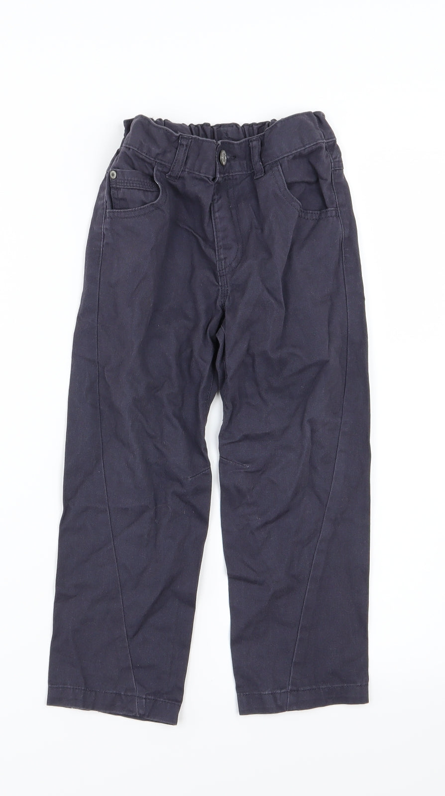 George Boys Blue   Chino Trousers Size 3-4 Years