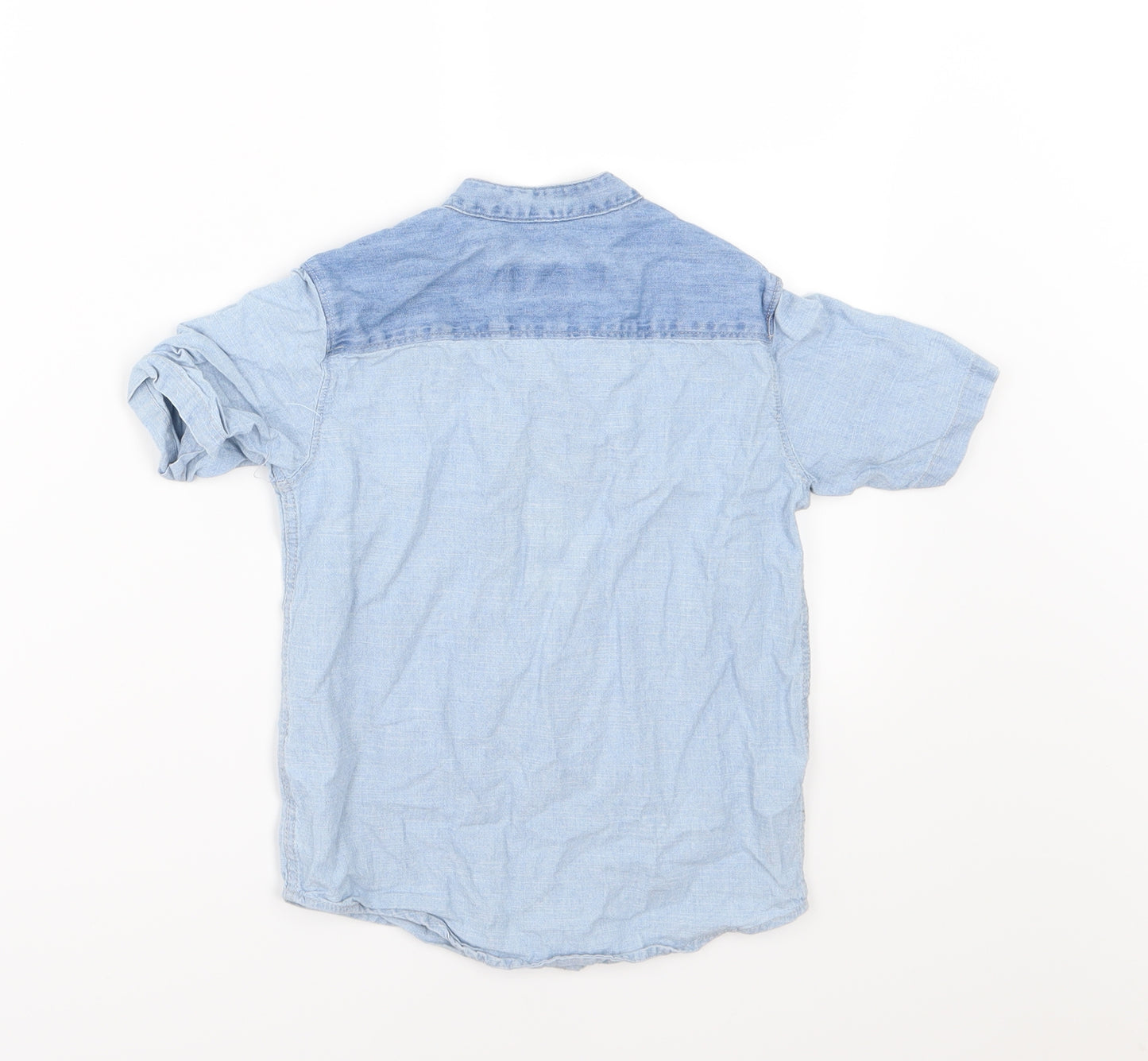 River Island Boys Blue  Denim Basic Button-Up Size 6 Years