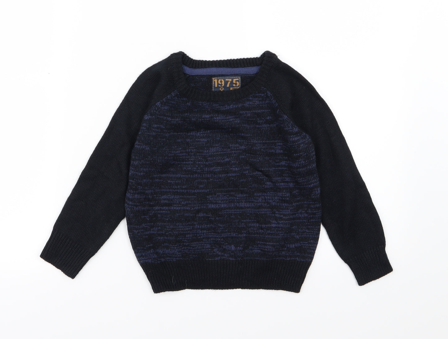 Primark Boys Blue  Knit Pullover Jumper Size 3-4 Years