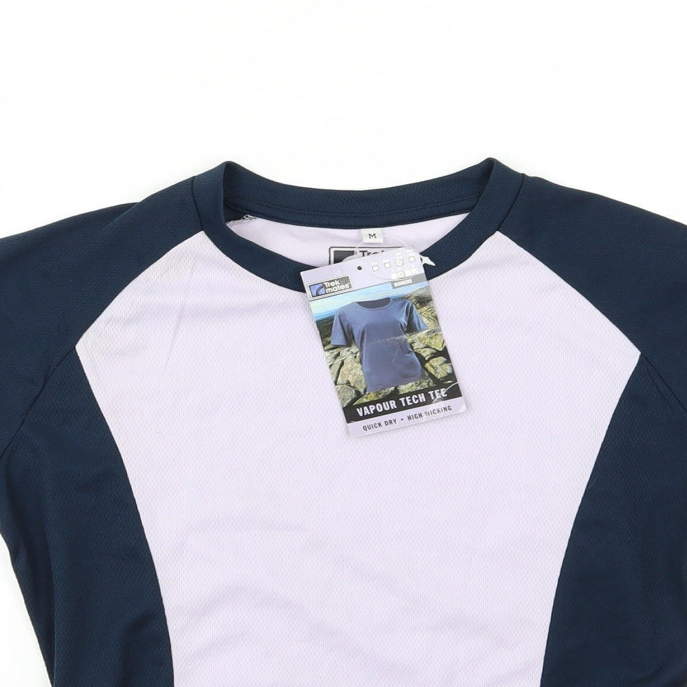 Trek Mates Womens Purple   Basic T-Shirt Size M  - Vapour Tech