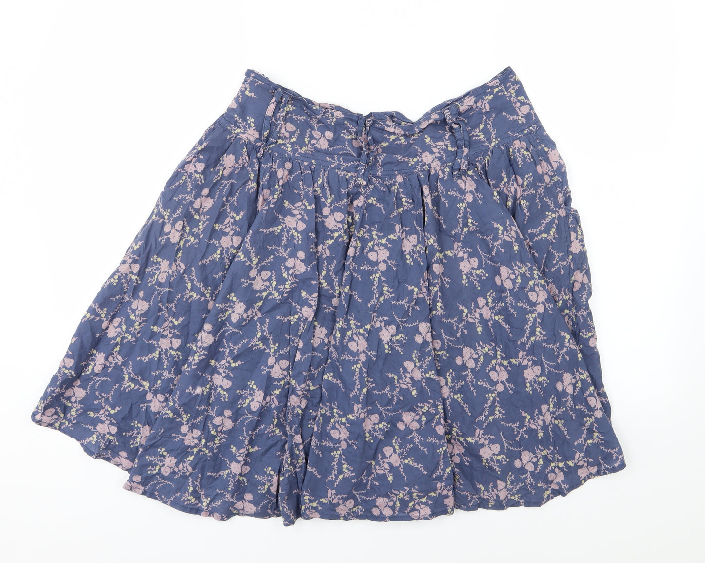 Dorothy Perkins Womens Blue Fair Isle  Flare Skirt Size 12