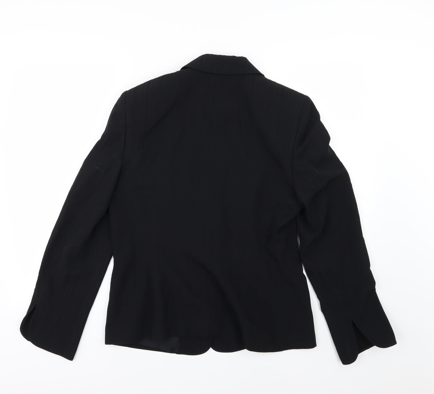 Jasper Conran Womens Black Striped  Jacket Suit Jacket Size 14