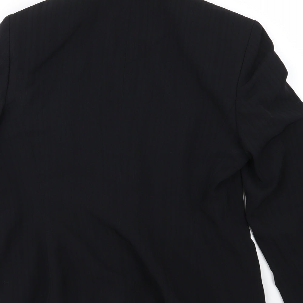 Jasper Conran Womens Black Striped  Jacket Suit Jacket Size 14