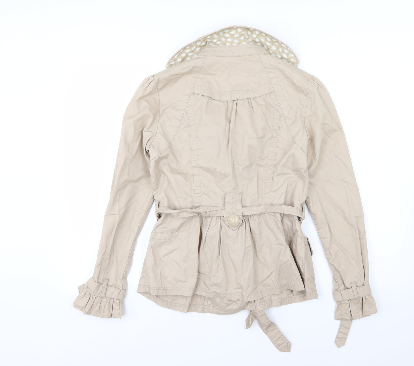 Red Herring Womens Beige   Jacket  Size 10