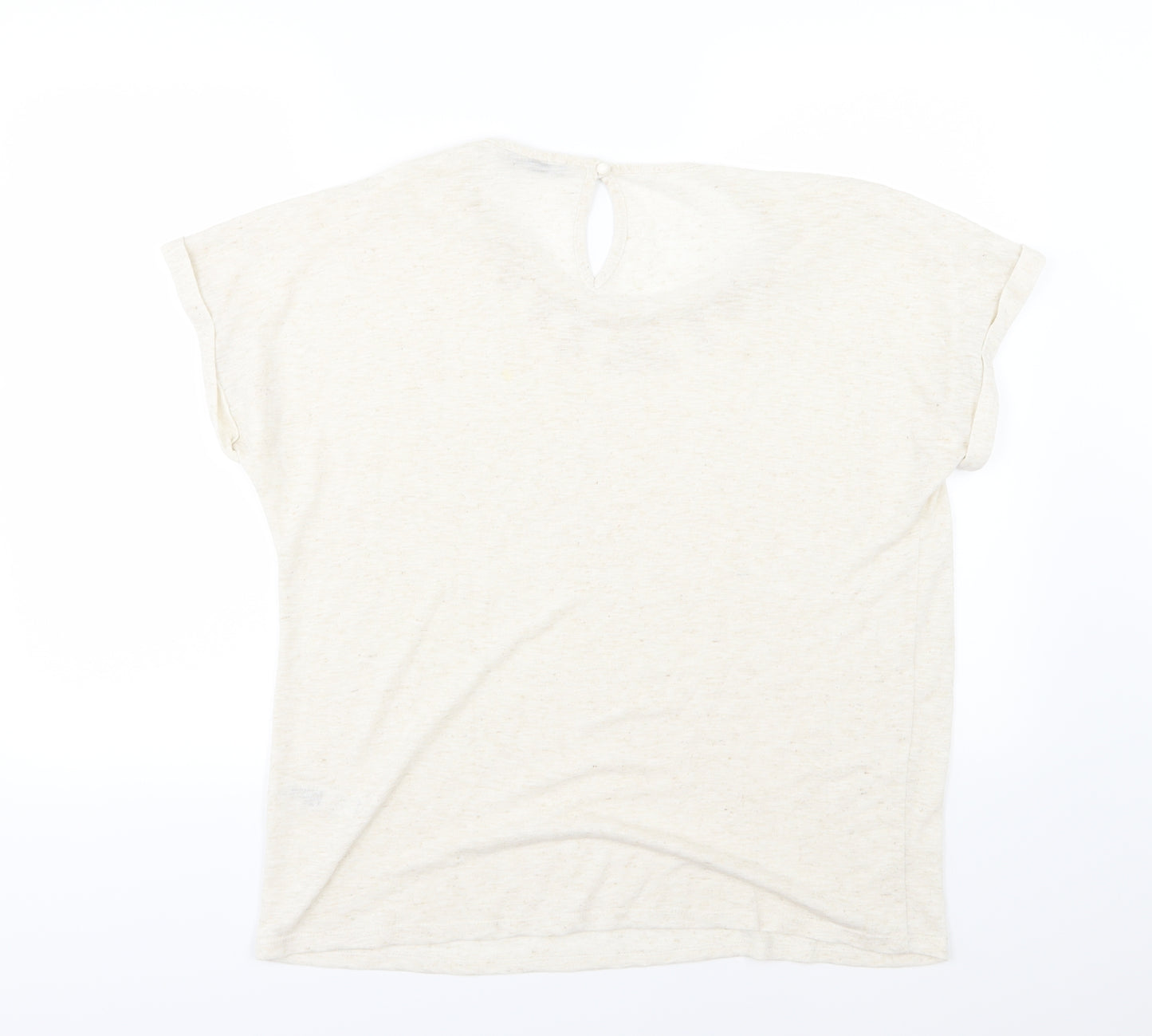 George Womens Brown  Jersey Basic T-Shirt Size 16