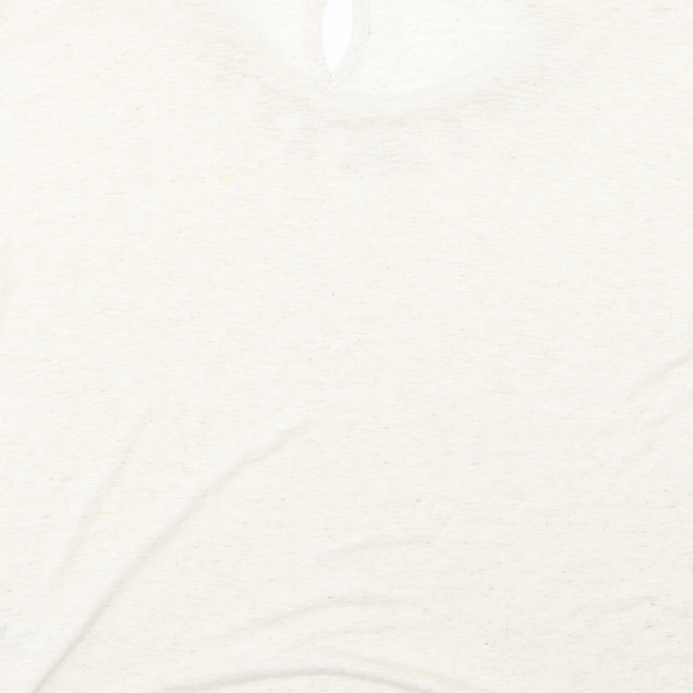 George Womens Brown  Jersey Basic T-Shirt Size 16