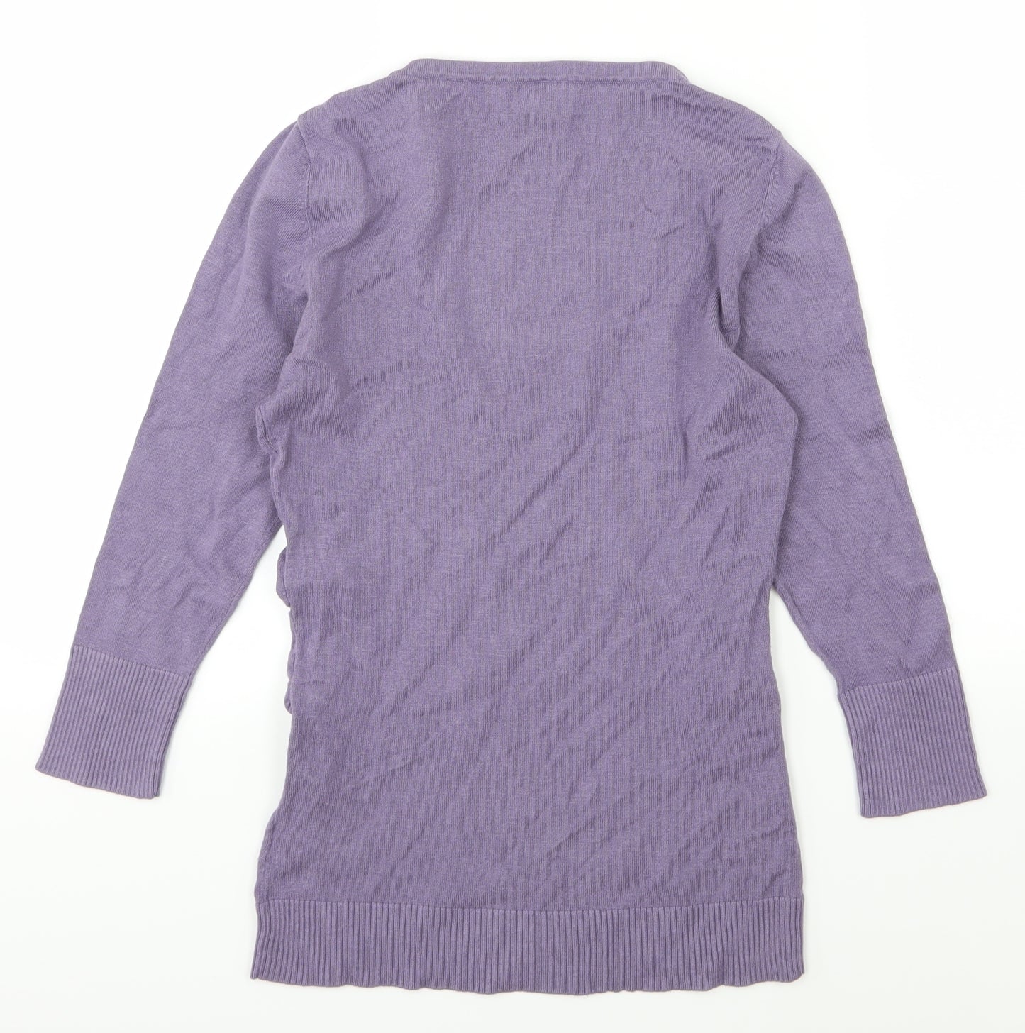 NEXT Womens Purple  Knit Pullover Jumper Size 8