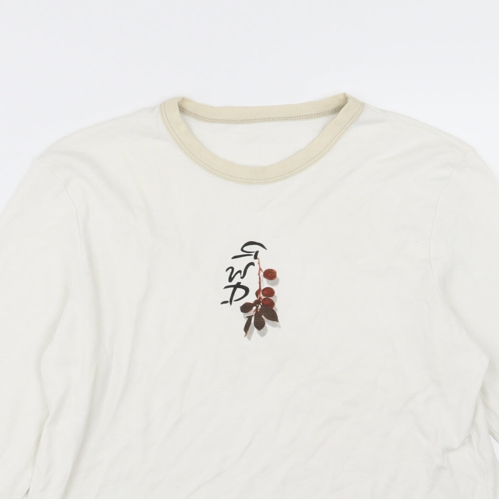 George Womens Ivory  Jersey Basic T-Shirt Size 18