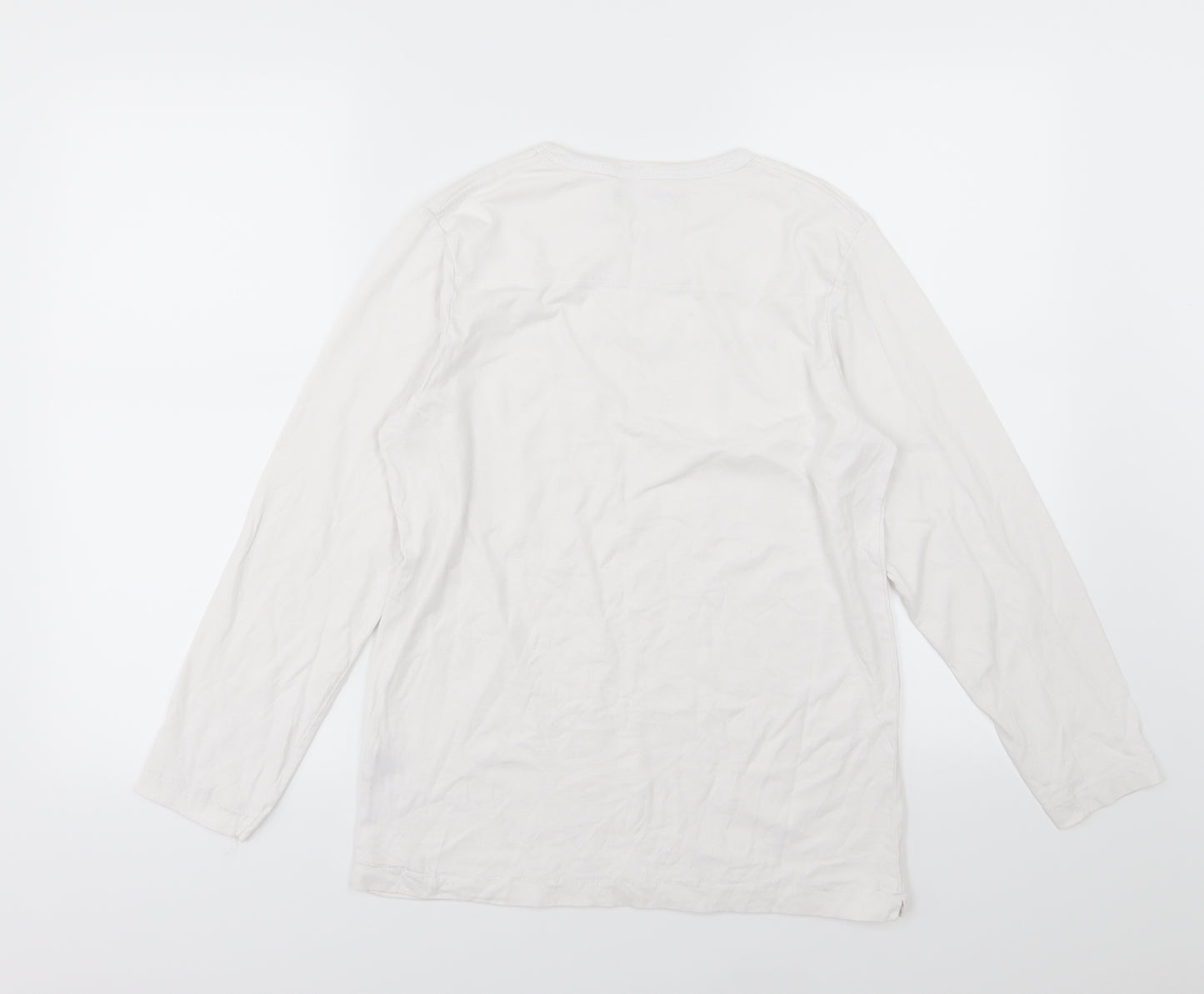 French Connection Boys White  Jersey Basic T-Shirt Size 13-14 Years