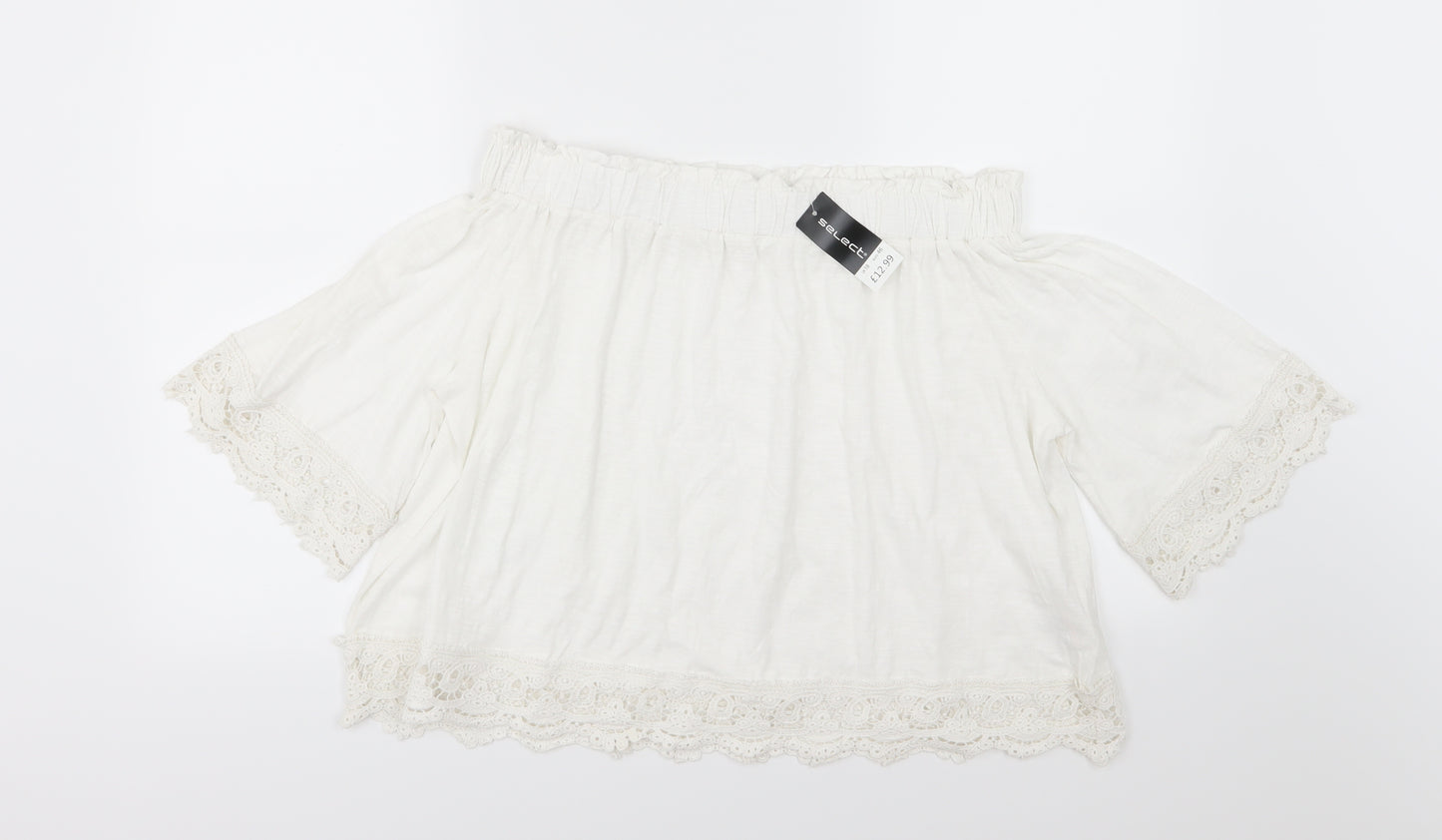 Select Womens White   Basic Blouse Size 18