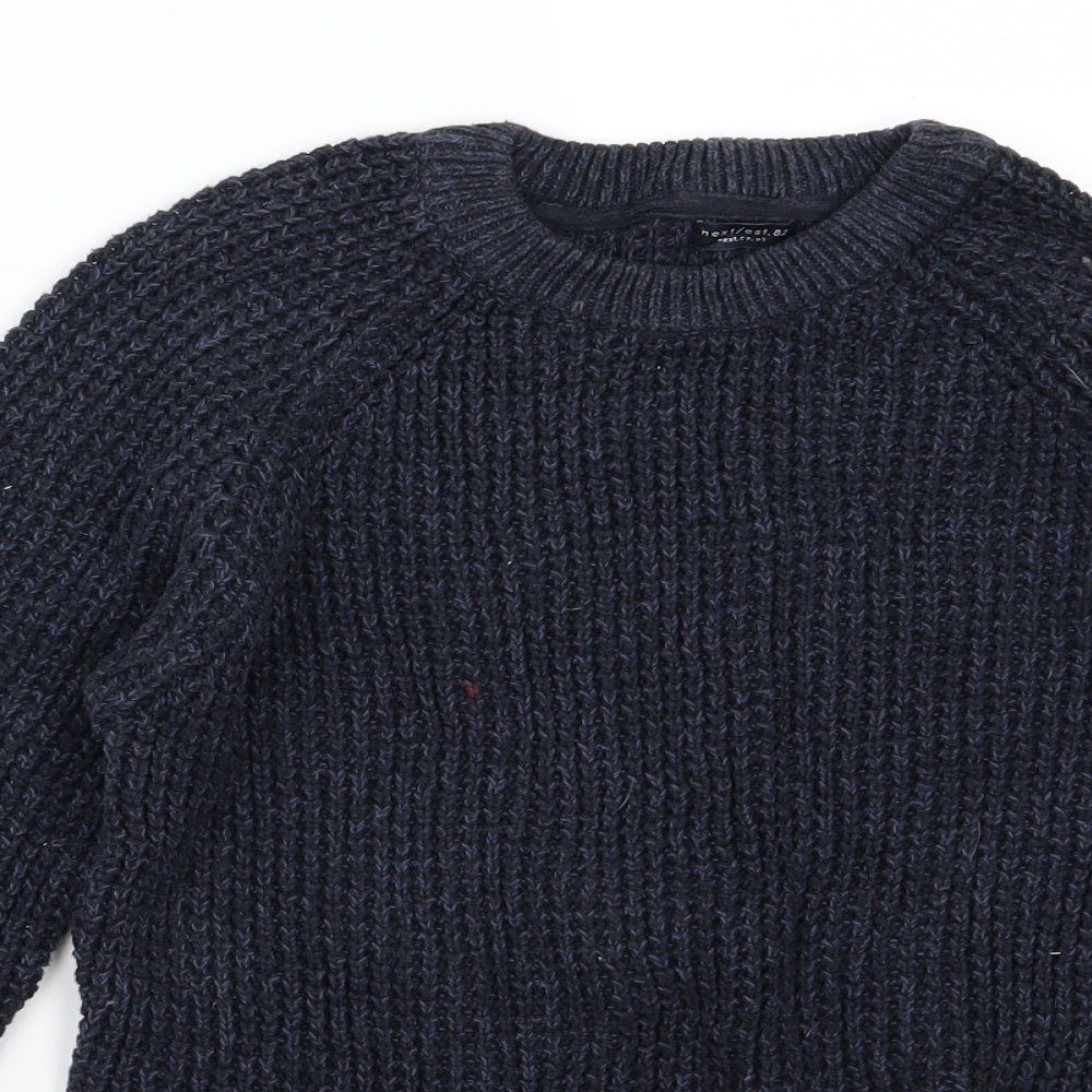NEXT Boys Blue  Knit Pullover Jumper Size 11 Years