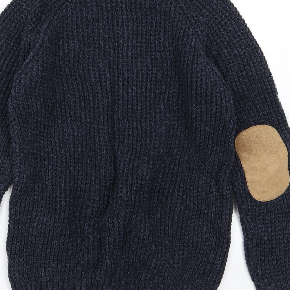 NEXT Boys Blue  Knit Pullover Jumper Size 11 Years