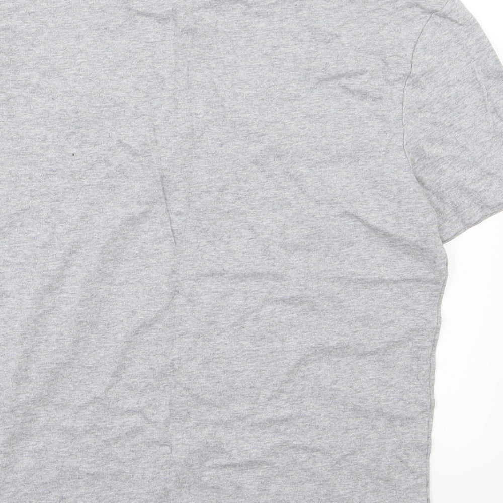 Oldham Athletics Boys Grey  Jersey Basic T-Shirt Size 11-12 Years  - Oldham Athletic AFC