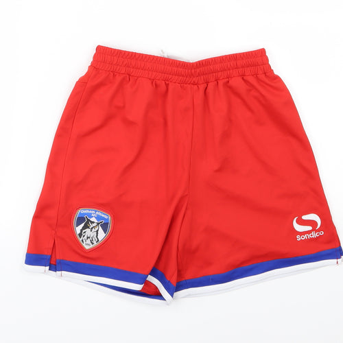 Sondico Boys Red   Sweat Shorts Size 9-10 Years - Oldham Athletic