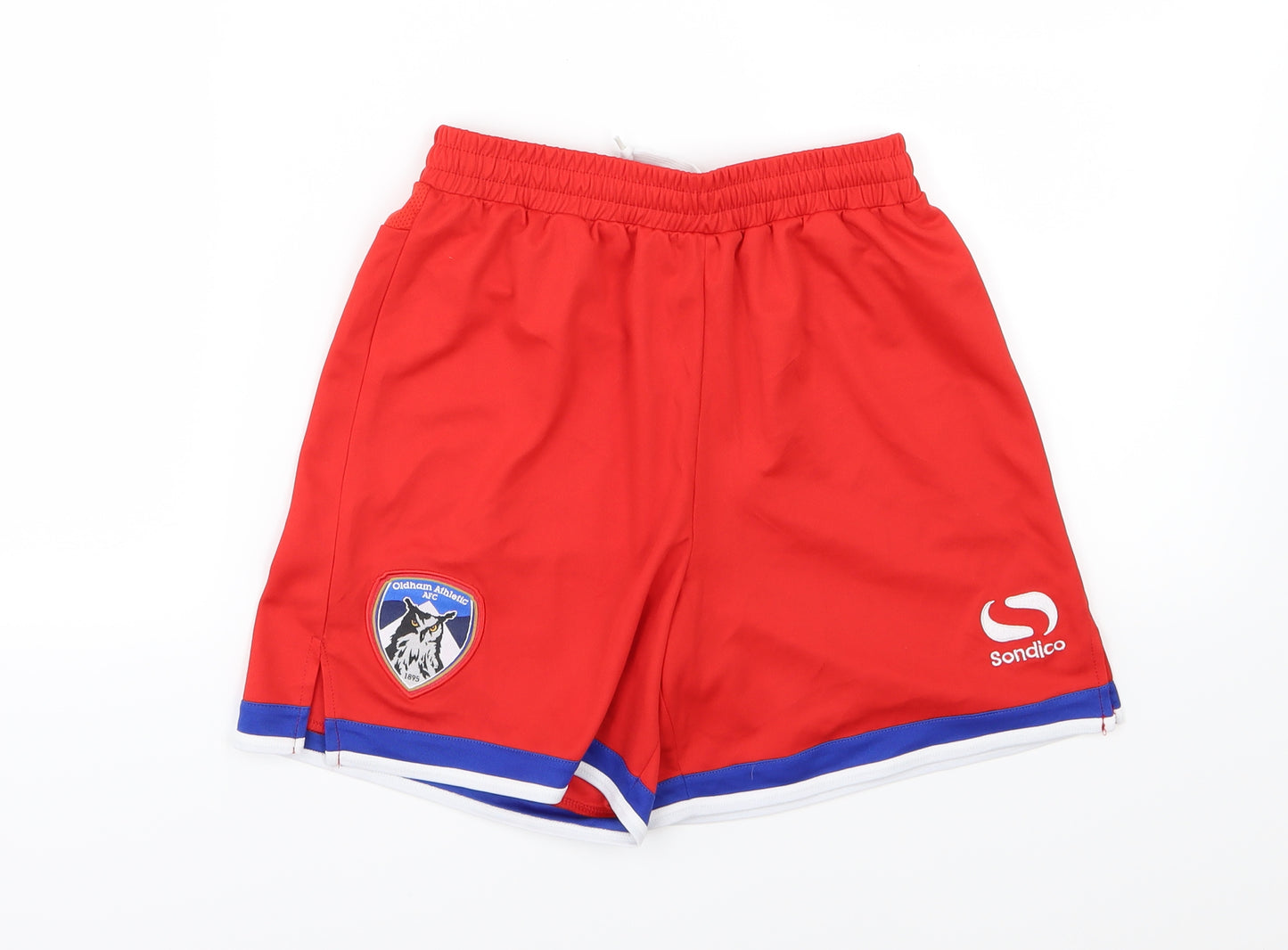 Sondico Boys Red   Sweat Shorts Size 9-10 Years - Oldham Athletic