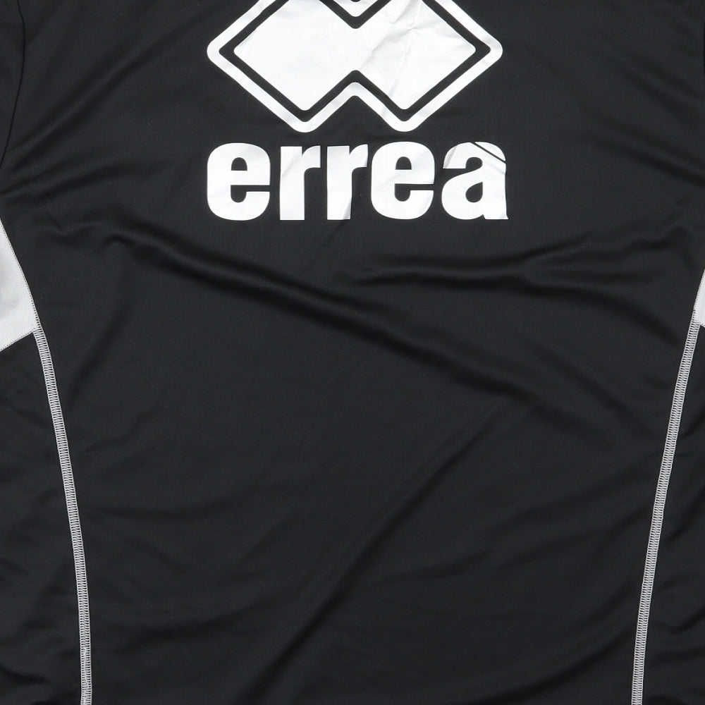 Errea Mens Black    T-Shirt Size 2XL  - Wigan Warriors