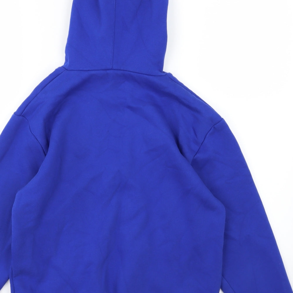 FILA Boys Blue  Jersey Pullover Hoodie Size L  - Oldham Athletic