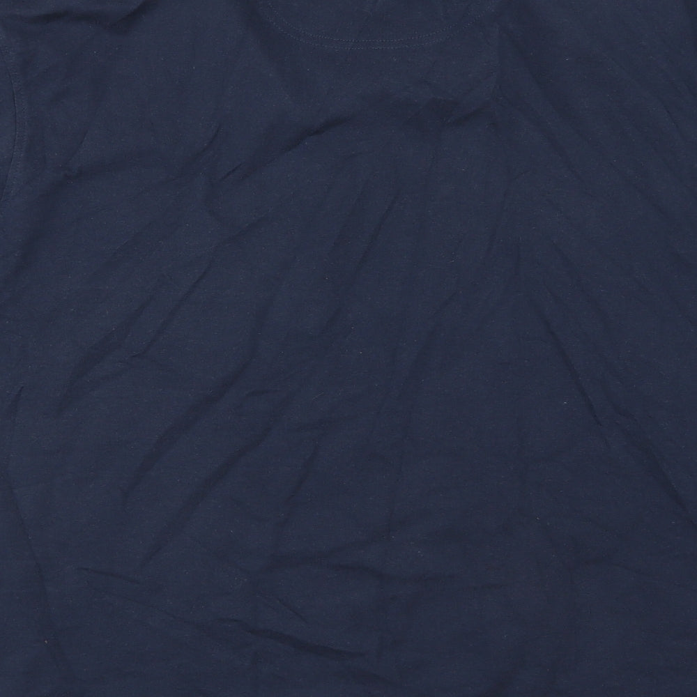 Bench Mens Blue  Jersey  Polo Size 2XL