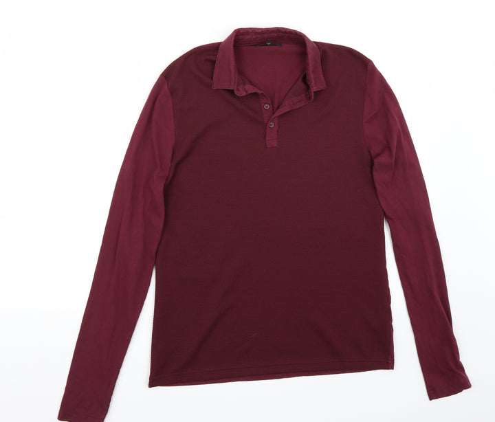 Riverisland Mens Purple T-Shirt Size XS