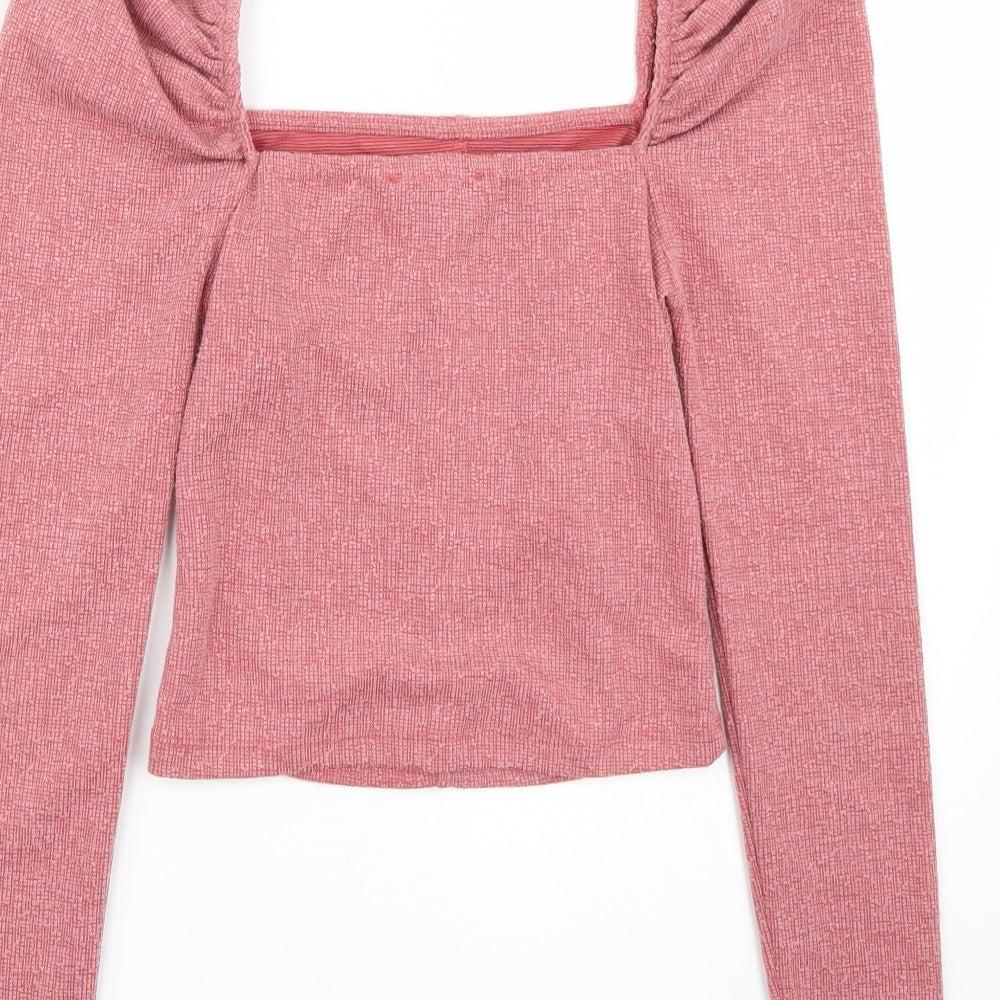 Primark Womens Red   Basic T-Shirt Size 2XS